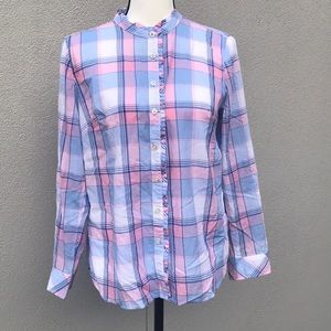 Lightweight talbots button down top size S petite